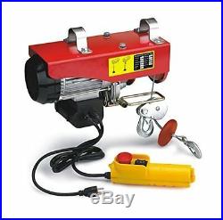 Pulley Chain Hoist Electric Garage Lift Overhead Chain Winch Shop Cable Ceiling
