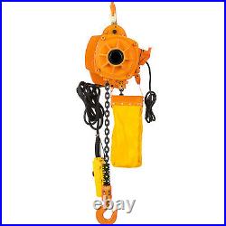 VEVOR 1 Ton Electric Chain Hoist 15' Lift 2200lbs Single Phase Hoist Crane