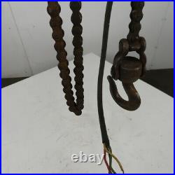 Whiting Ser# 048761 Roller Chain Electric Hoist 480V 3Ph 8 FPM 12' Lift