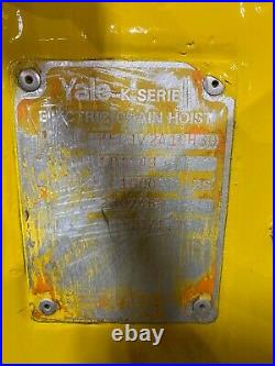 Yale 1/2 Ton Electric Chain Hoist, Model KEL, 10 FT Lift, 230/460V