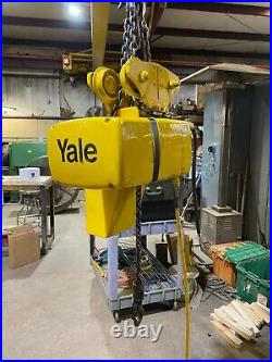 Yale 1/2 Ton Electric Chain Hoist, Model KEL1/2-10L15S1, 10 FT Lift, 230/460V