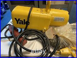 Yale 1/4 Ton Electric Chain Hoist YEL. 25-10H323 10ft Chain 460V 3Phase