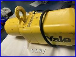 Yale 1/4 Ton Electric Chain Hoist YEL. 25-10H323 10ft Chain 460V 3Phase