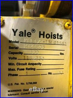 Yale 1/4ton Electric Chain Hoist