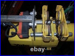 Yale 1 Ton Electric Chain Hoist 20' Lift 460 Vac With Trolley Vjl1-20pt16s1
