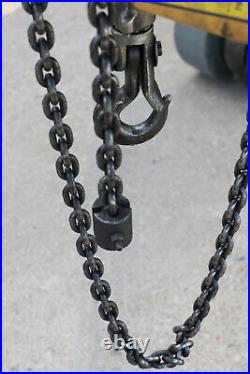 Yale 1 Ton Kel1 Electric Chain Hoist 230/460 Volts 2000 Lbs