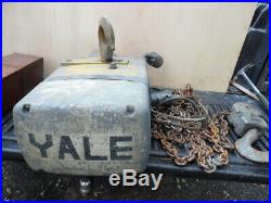 Yale 2 Ton Electric Chain Hoist K Series KEL2C10H71/2 GE Motor 5K43MG4564 AS IS