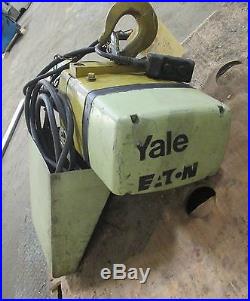 Yale Eaton 3 Ton Electric Hoist With Chain Basket With Doerr 2 HP Motor 19648ISU