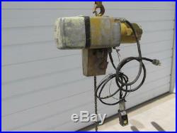 Yale Eaton Model KEL1-10H1551 Electric Chain Hoist 1 Ton 115/230 Volt 1 PH