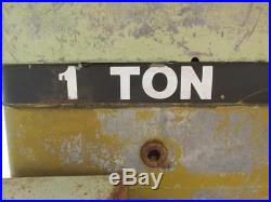 Yale Eaton Model KEL1-10H1551 Electric Chain Hoist 1 Ton 115/230 Volt 1 PH