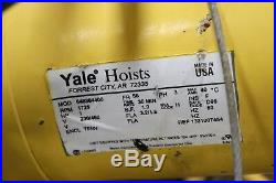 Yale KEL1-15CC15S1 1 Ton 2000 Lb. Capacity Electric Chain Hoist with Trolley