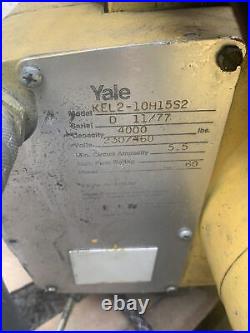 Yale KEL2-10PT15S2 Electric Chain Crane Hoist, 2 Ton, With I-Beam Trolley 3 P. H