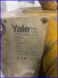 Yale Kelc 2 Ton Electric Chain Hoist