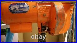 Yale Midget King 1/2 Ton Electric Chain Hoist Cr300ma 1000# Capacity 115v Tested