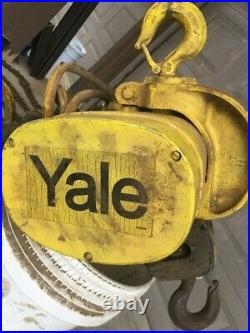 Yale pneumatic 3 ton electric chain hoist